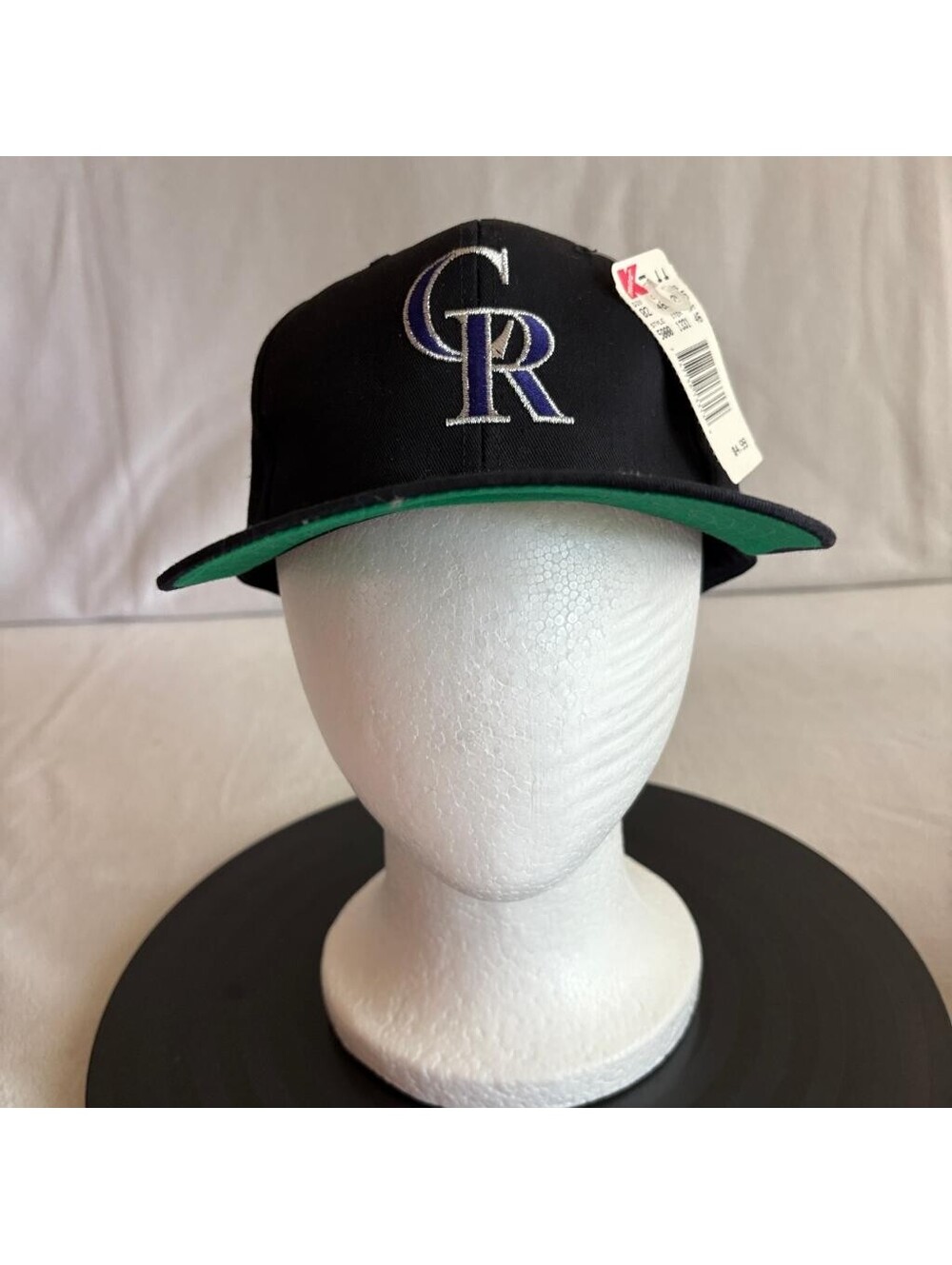Colorado Rockies Vintage Snapback Hat Twins Enterprise MLB Kmart Tag Green Under